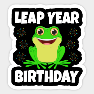 Leap Year Birthday February 29th Sticker